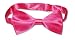 BOWTIE Solid HOT PINK FUCHSIA Color Men's Bow Tie for Tuxedo or Suit