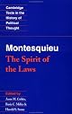 Montesquieu: The Spirit of the Laws (Cambridge Texts in the History of Political Thought) by Charles de Montesquieu