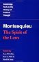 Montesquieu: The Spirit of the Laws (Cambridge Texts in the History of Political Thought)