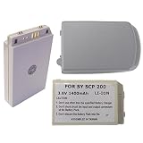 SANYO VI-2300 BATTERY - LI-ION 1400mAh/BLACK COVER