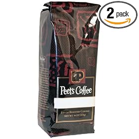 Peet's Coffee & Tea Major Dickason's Blend, Ground, 1 Pound Bags (Pack of 2)