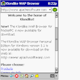 Klondike WAP Browser for Pocket PC/ Pocket PC 2002 4172XBJX2YL. SL160 Klondike WAP Browser for Pocket PC/ Pocket PC 2002