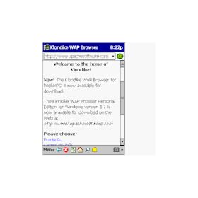Klondike WAP Browser for Pocket PC/ Pocket PC 2002