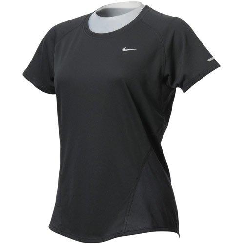 NIKE（ナイキ） 【レディース】【ランニング】DRI－FIT エッセンシャルS／Sトップ 半袖　ブラック