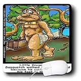 More details of product: Londons Times Famous People Places Books Cartoons - BIGFOOT AND HIS RESUME - Mouse Pads