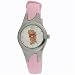 Disney Children's MC2282K Silver-Tone Winnie The Pooh Theme Sport Watch with Sunray Dial and Pink Resin Strap
