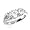 Gorgeous! 14k White-gold Women's Three Stone(2 3/4CT TW) Moissanite Anniversary Band