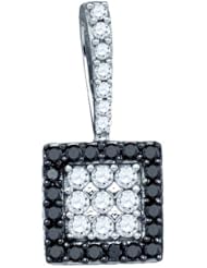 0.54CTW BLACK DIAMOND FASHION PENDANT