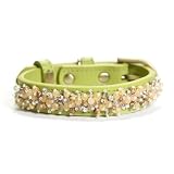 Dosha Dog Yellow Jade and Picture Jasper Beaded Green Medium Color saving with free shipping
