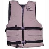 Kent Universal Sized Fishing Vest Series Color Tan Size Adult Chest 30-52'