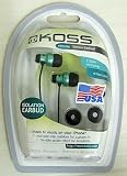ティアック KOSS インナーイヤーヘッドホン グリーンメタリック KEB/24GM