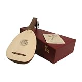 8 Course Lute Designed by EMS w/ Case, Book, Tuning Chart & CD