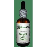 Green Web Blended HPUS Botanicals Formula with Amino Acids - ALCOHOL FREE - All Natural Oral Weight Loss Drops for Dr Simeons Rapid Weight Loss Diet, 2 fl oz 60ml, 35-40 Day Supply
