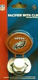 Philadelphia Eagles Pacifier With Clip