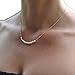 Usstore Women Fashion Pendant Simple Imitation Faux Pearl Necklaces Gold Gift