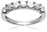 10k White or Yellow Gold Round 7-Stone Ring (1 cttw, H-I Color, I2-I3 Clarity)