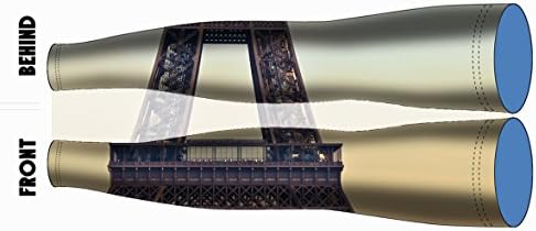 Eiffel Tower Golf Arm Sleeves Sun Protective Quick-Dry For kids (Size:2XL) 1 Pair