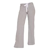 Heather Gray Low Rise Flared Comfortable girls and womens jersey louge pajama or sports pants. 5 Adult sizes