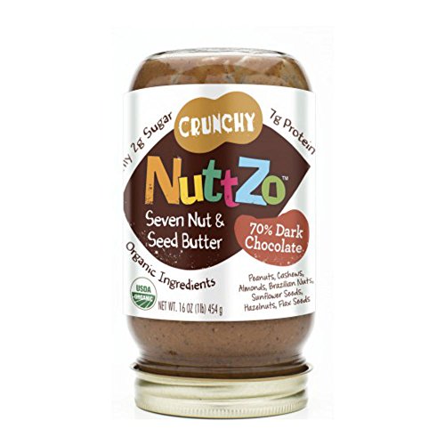 NuttZo Seven Nut & Seed Butter Crunchy Chocolate -- 16 oz NuttZo Seven Nut & Seed Butter Crunchy Chocolate -- 16 oz