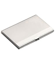 Office Product: Tapp C. Business Name Card Holder Stainless Steel Case - Leegoal