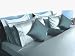 4172iwSVhwL. SL75  Egyptian Cotton 500 Thread Count 6 Piece Extra Deep Fitted Sheet Set Misty Blue Queen Misty Blue