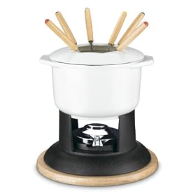 Cuisinart Classic Entertaining Collection 12-Piece Cast Iron Fondue Set-White by Cuisinart