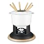 Cuisinart Classic Entertaining Collection 12 Piece Cast Iron Fondue Set Red