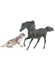 Single Detail Page Misc: BREYER CLASSIC FLICKA WITH COUGAR SET - BREYER