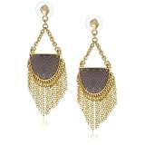 House Of Harlow 1960 Smokey Crescent Tasseled 