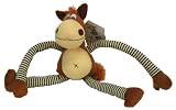 Multipet Pull My Leg Horse Plush Dog Toy with moving arms and legs and squeakers 15