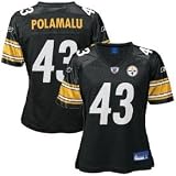 James Harrison Black Reebok NFL Replica Pittsburgh Steelers Jersey - X-Large