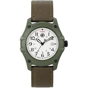 Timex Men’s Analog Camper Canvas Strap Expedition Watch #T49690