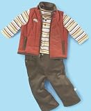 Pooh Baby Boy 3 Piece Vest Set