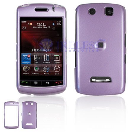 Light Purple Solid Snap-On Cover Hard Case Cell Phone Protector for BlackBerry 9500 Storm 95030 Thunder [Beyond Cell Packaging]