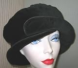 Black Velvet Double Beret
