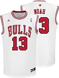 Joakim Noah Jersey: adidas Revolution 30 White Replica #13 Chicago Bulls Jersey