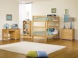 Twin/Twin Arizona Bunk in Natural Maple by Atlantic Furniture