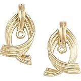 Earring Jacket Mounting in 14K Yellow Gold