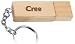 Engraved Wooden USB Flash Drive 8 GB with chain - Engraved name Cree