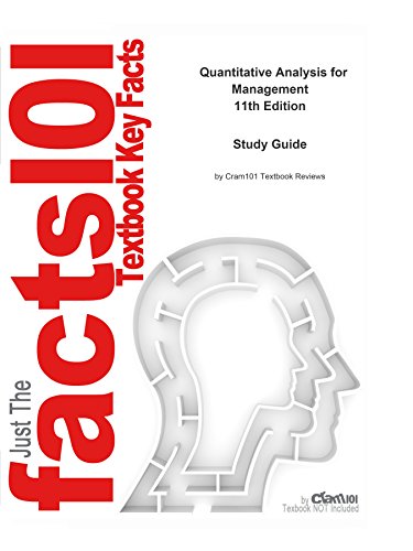 e-Study Guide for Quantitative Analysis for Management, textbook by Barry E. Render: Business, Management