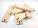 Set of (6) 8" Straight Tracks Fit Thomas and Brio Wooden Train and Track Sets