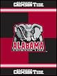 NCAA Sports Campus Blanket/Throw Alabama Crimson Tide - College Athletics Fan Shop Merchandise