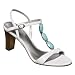 Women's Merona® Collection Zinnia Jewel Sandals - White