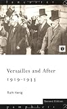 Versailles and After: 1919-1933 (Lancaster Pamphlets)