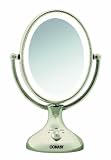 Conair BE18NX Nickel Double Sided Lighted Makeup Mirror