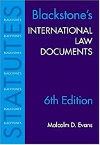 International Law Documents (Blackstone's Statutes)