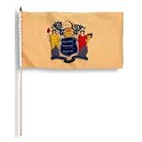 New Jersey Flag 12 x 18 inch