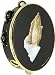 Remo Tambourine, 8 Diameter, 8 Pairs Jingles x 1 Row, 'Praying Hand' Graphic