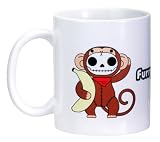 Furry Bones Skull Munky Monkey Tea Coffee Mug Cup