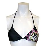 Volcom Shout Out Solid Triangle Swimsuit Top Black